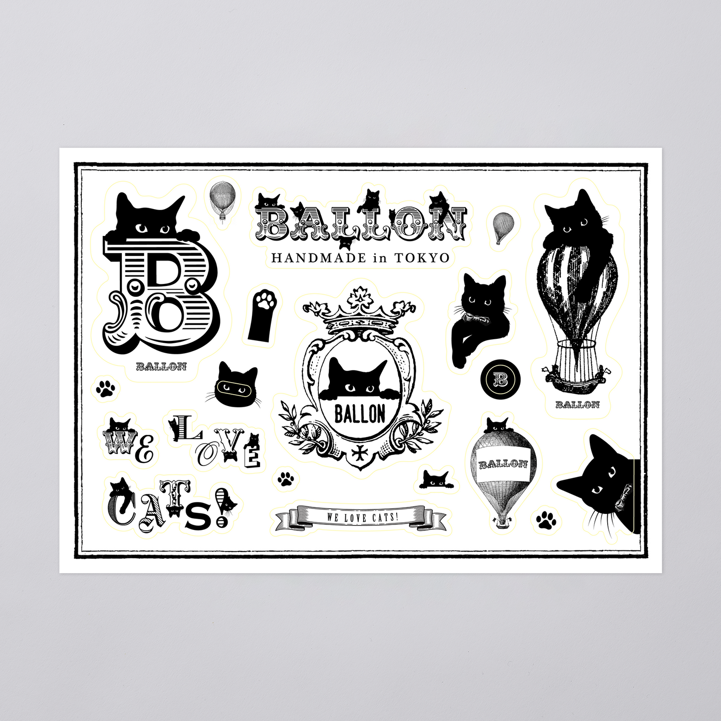 【 WE LOVE CATS! 】マルチシールセット
