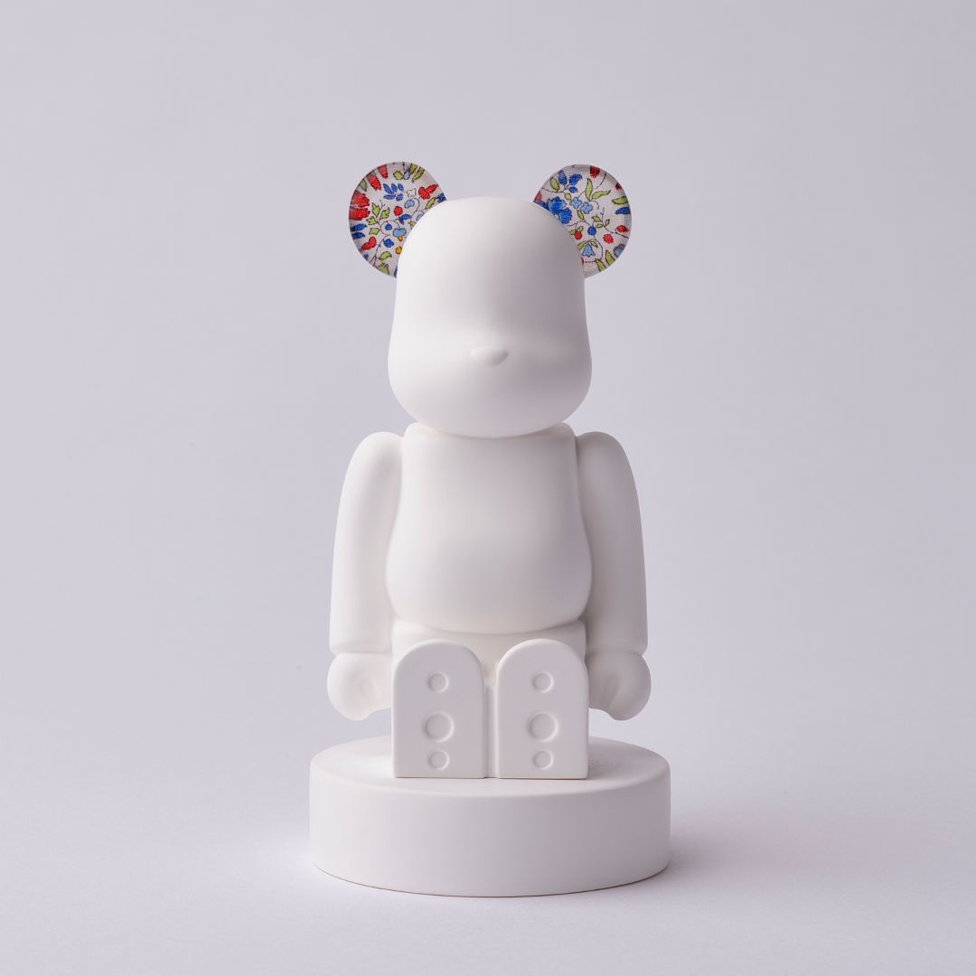 BE@RBRICK AROMA ORNAMENT No.0 LIBERTY FABRICS / Katie and Millie MULCH COLOR