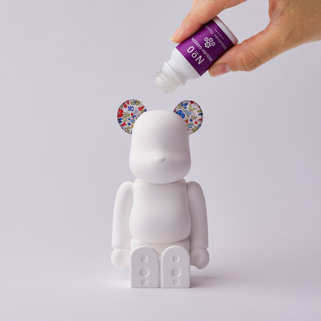 BE@RBRICK AROMA ORNAMENT No.0 LIBERTY FABRICS / Katie and Millie MULCH COLOR