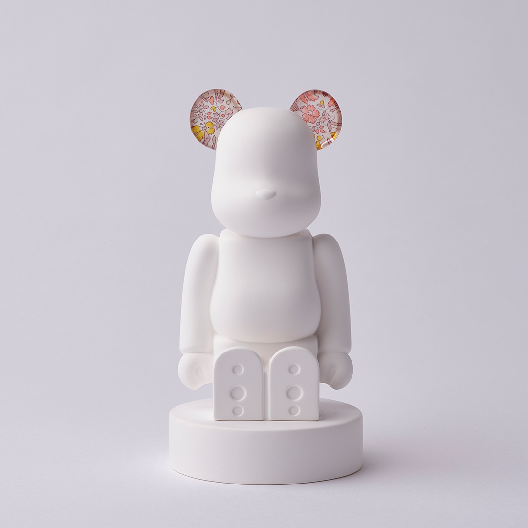 BE@RBRICK AROMA ORNAMENT No.0 LIBERTY FABRICS / Katie and Millie NATURAL COLOR