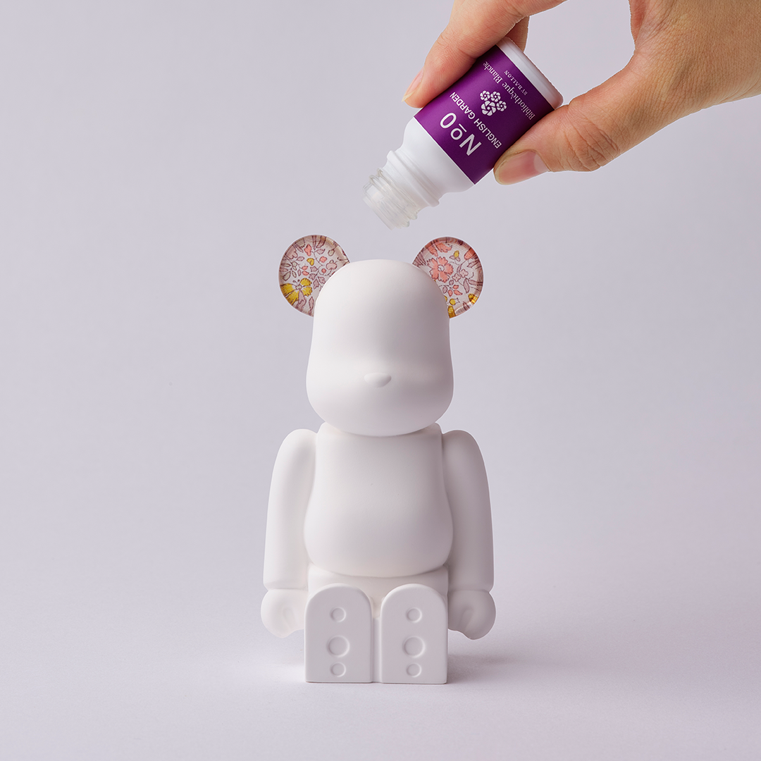 BE@RBRICK AROMA ORNAMENT No.0 LIBERTY FABRICS / Katie and Millie NATURAL COLOR