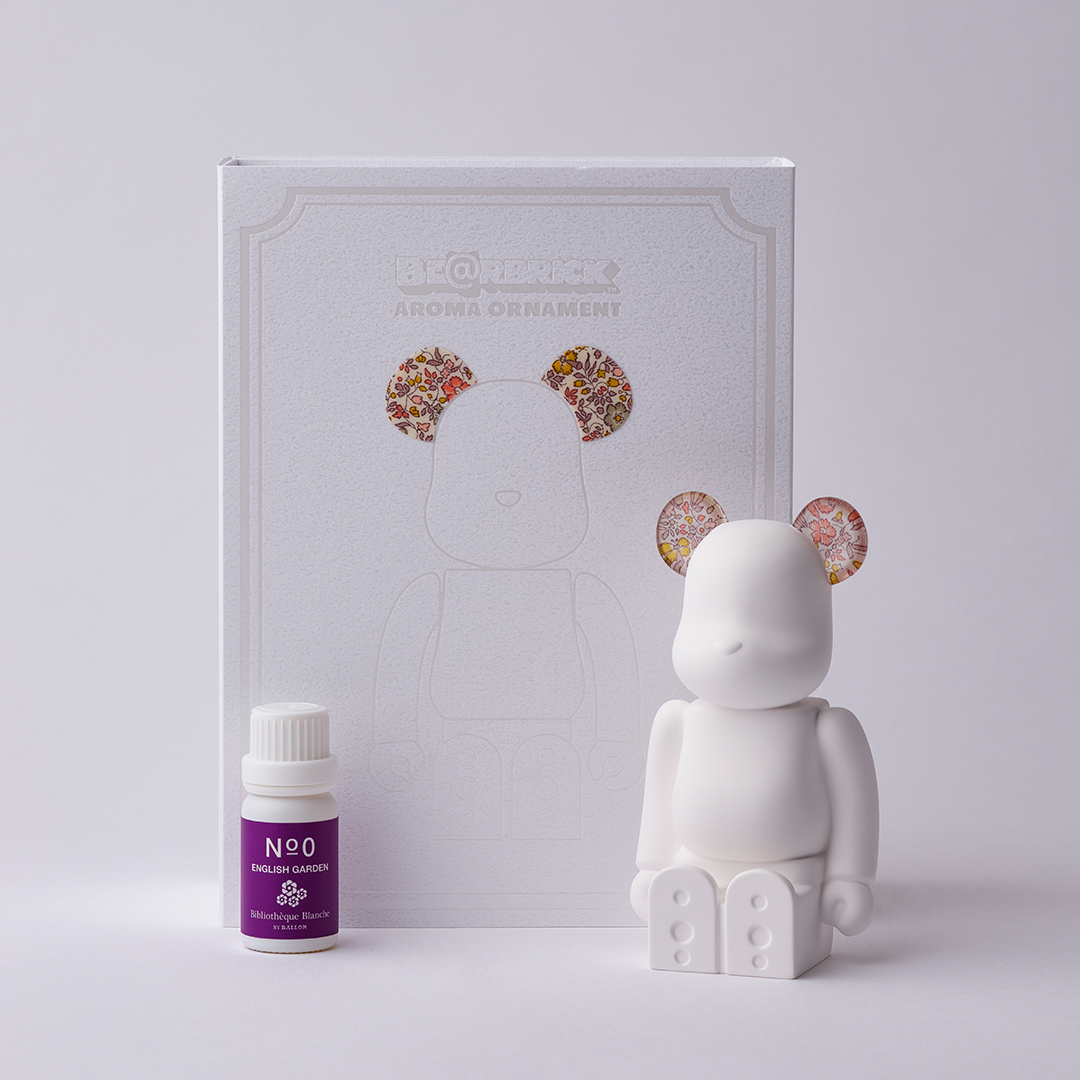 BE@RBRICK AROMA ORNAMENT No.0 LIBERTY FABRICS / Katie and Millie NATUR –  BALLON - バロン