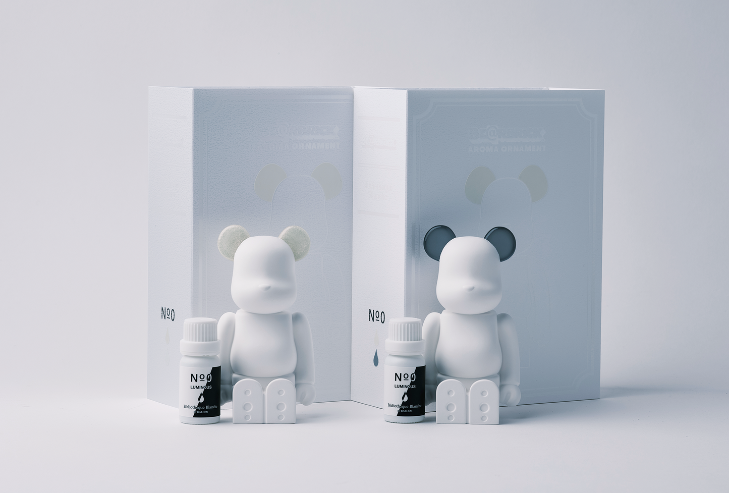 BE@RBRICK AROMA ORNAMENT No.0 LUMINOUS GRAY