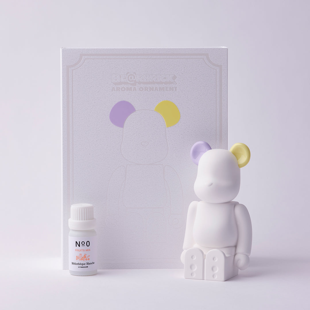 BE@RBRICK AROMA ORNAMENT No.0 COLOR SWEET W-DOUBLE- PURPLE YELLOW
