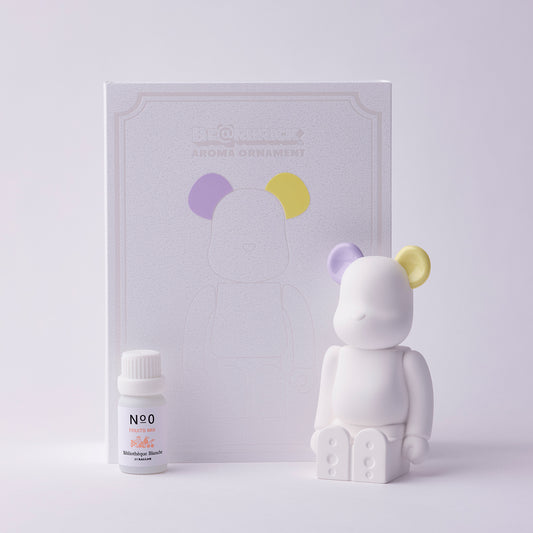 BE@RBRICK AROMA ORNAMENT No.0 COLOR SWEET W-DOUBLE- PURPLE YELLOW