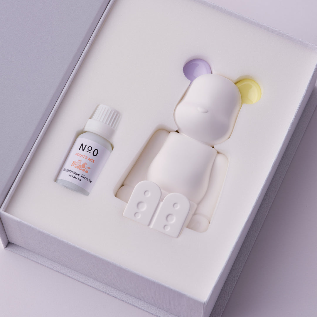 BE@RBRICK AROMA ORNAMENT No.0 COLOR SWEET W-DOUBLE- PURPLE YELLOW