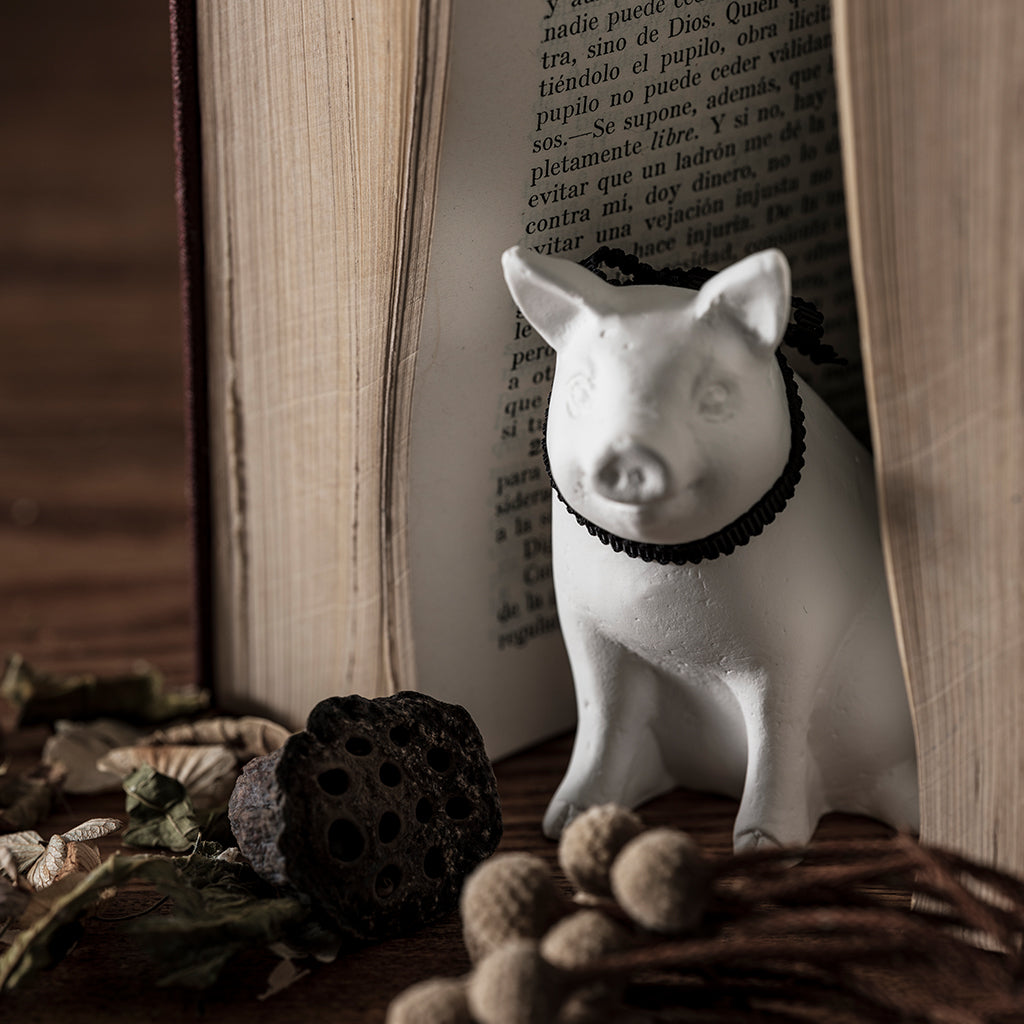 【名入れ刻印チャーム付き】AROMA ORNAMENT Little Pig