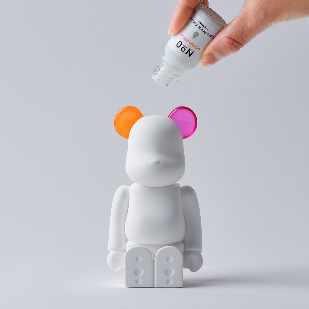 BE@RBRICK AROMA ORNAMENT No.0 COLOR W-DOUBLE- ORANGE PINK