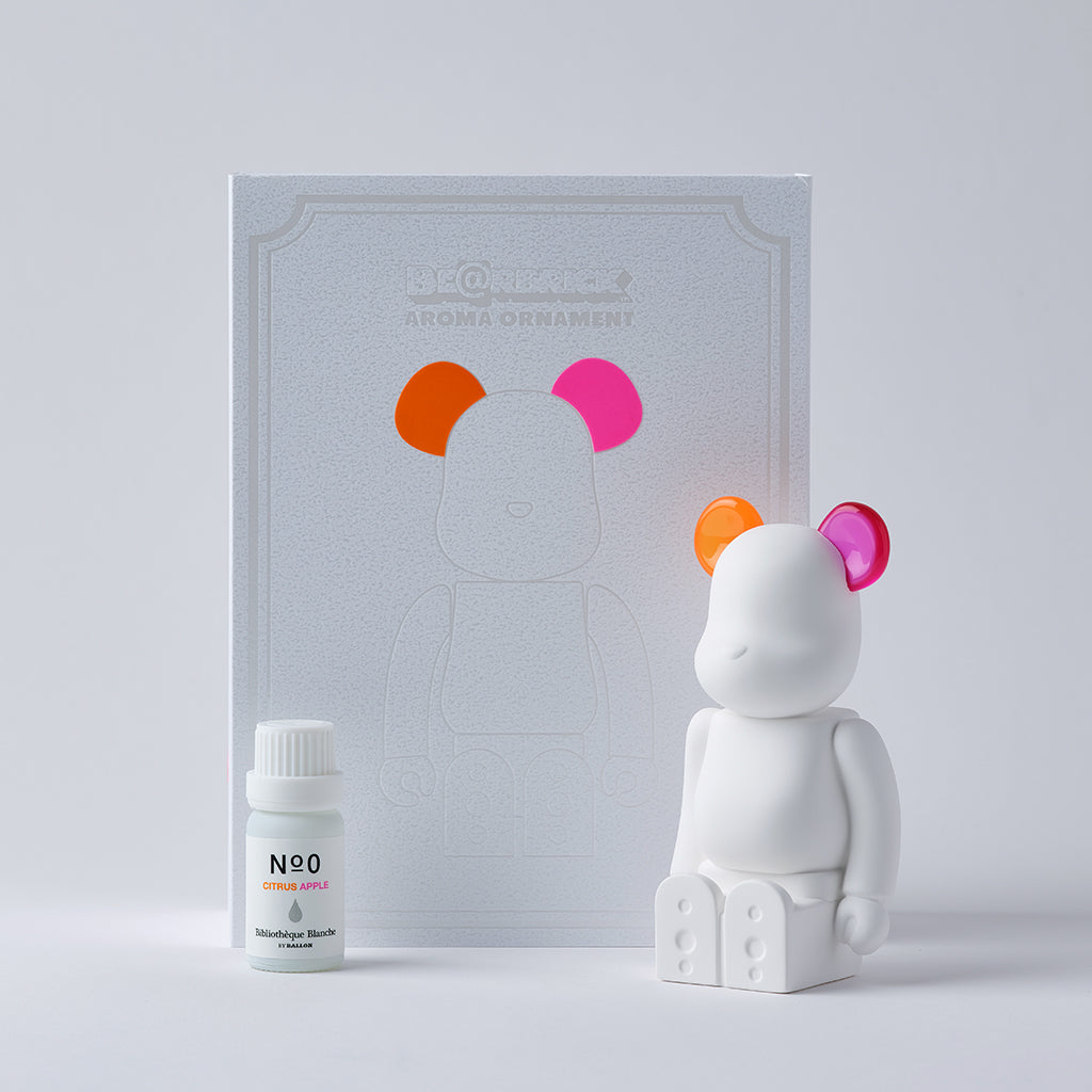 BE@RBRICK AROMA ORNAMENT No.0 COLOR W-DOUBLE- ORANGE PINK