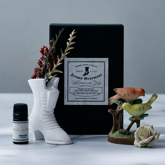 AROMA ORNAMENT FLOWER VASE "Pascal"