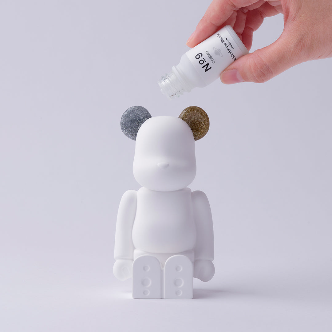 BE@RBRICK AROMA ORNAMENT No.9 Galaxy (2021) SILVER GOLD NEBULA
