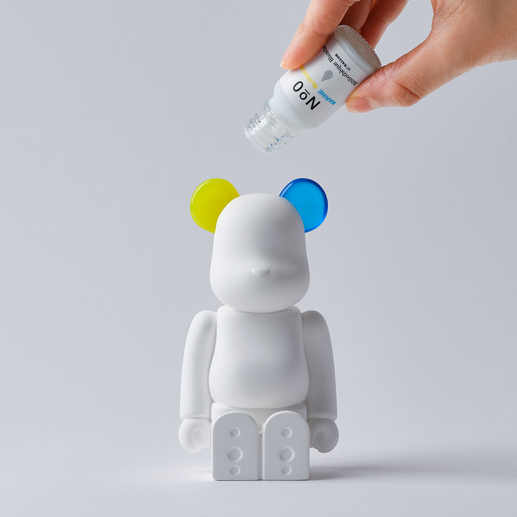 BE@RBRICK AROMA ORNAMENT No.0 COLOR W-DOUBLE- YELLOW BLUE