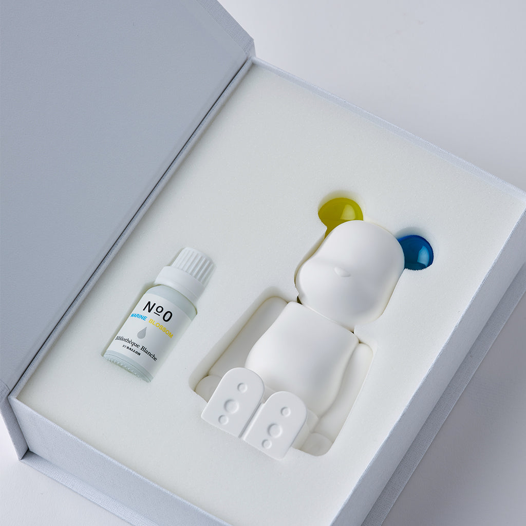 BE@RBRICK AROMA ORNAMENT No.0 COLOR W-DOUBLE- YELLOW BLUE