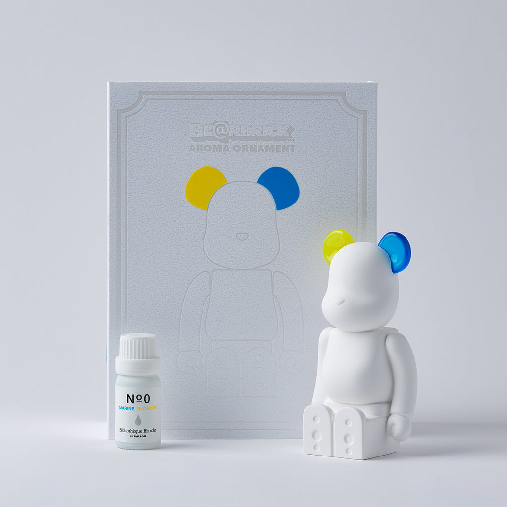 BE@RBRICK AROMA ORNAMENT No.0 COLOR W-DOUBLE- YELLOW BLUE