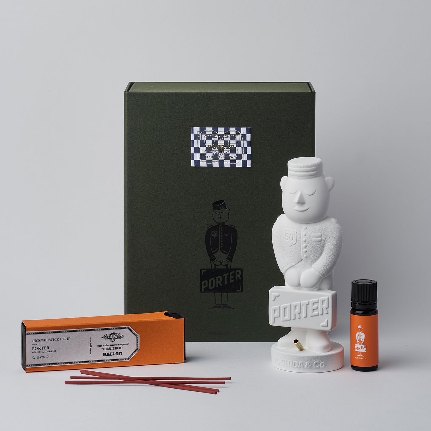 BALLON×PORTER AROMA ORNAMENT & INCENSE SET