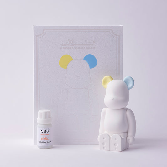 BE@RBRICK AROMA ORNAMENT No.0 COLOR SWEET W-DOUBLE- YELLOW BLUE